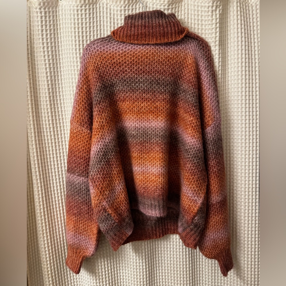 Fate Gradient Knit Turtleneck Sweater